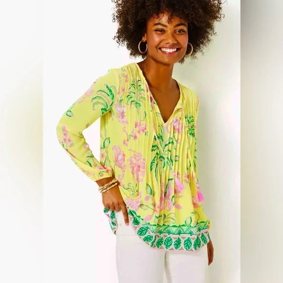 Lilly Pulitzer Marilina Tunic - Picture 2 of 5